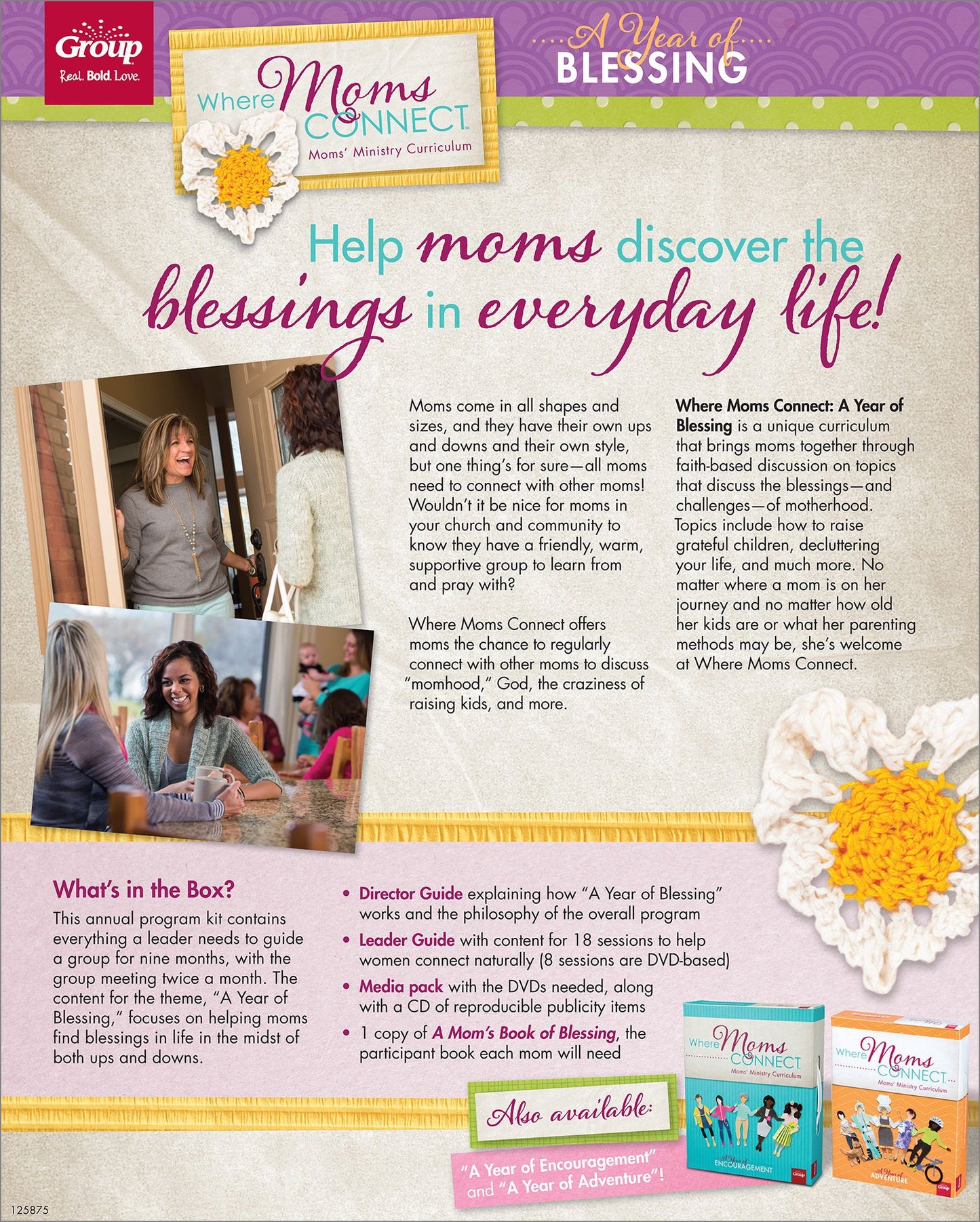 Where Mom's Connect: A Year of Blessing: Moms' Ministry Curriculum