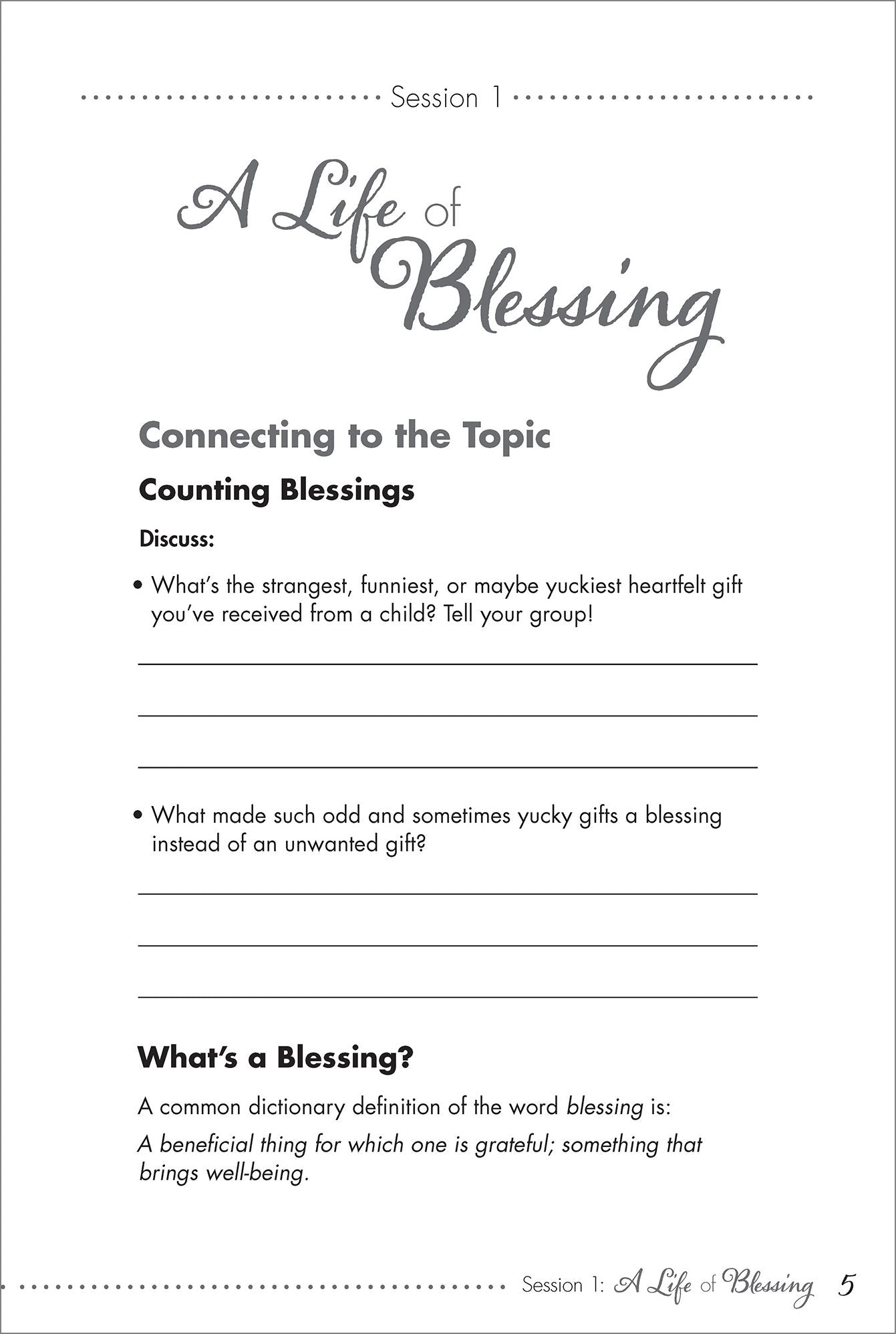 A Mom's Book of Blessing