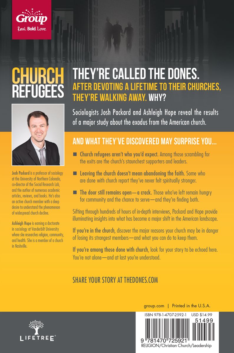 Church Refugees: Sociologists reveal why people are DONE with church but not their faith