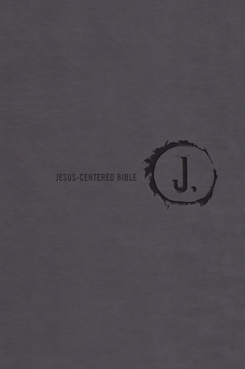 Jesus-Centered Bible NLT, Charcoal