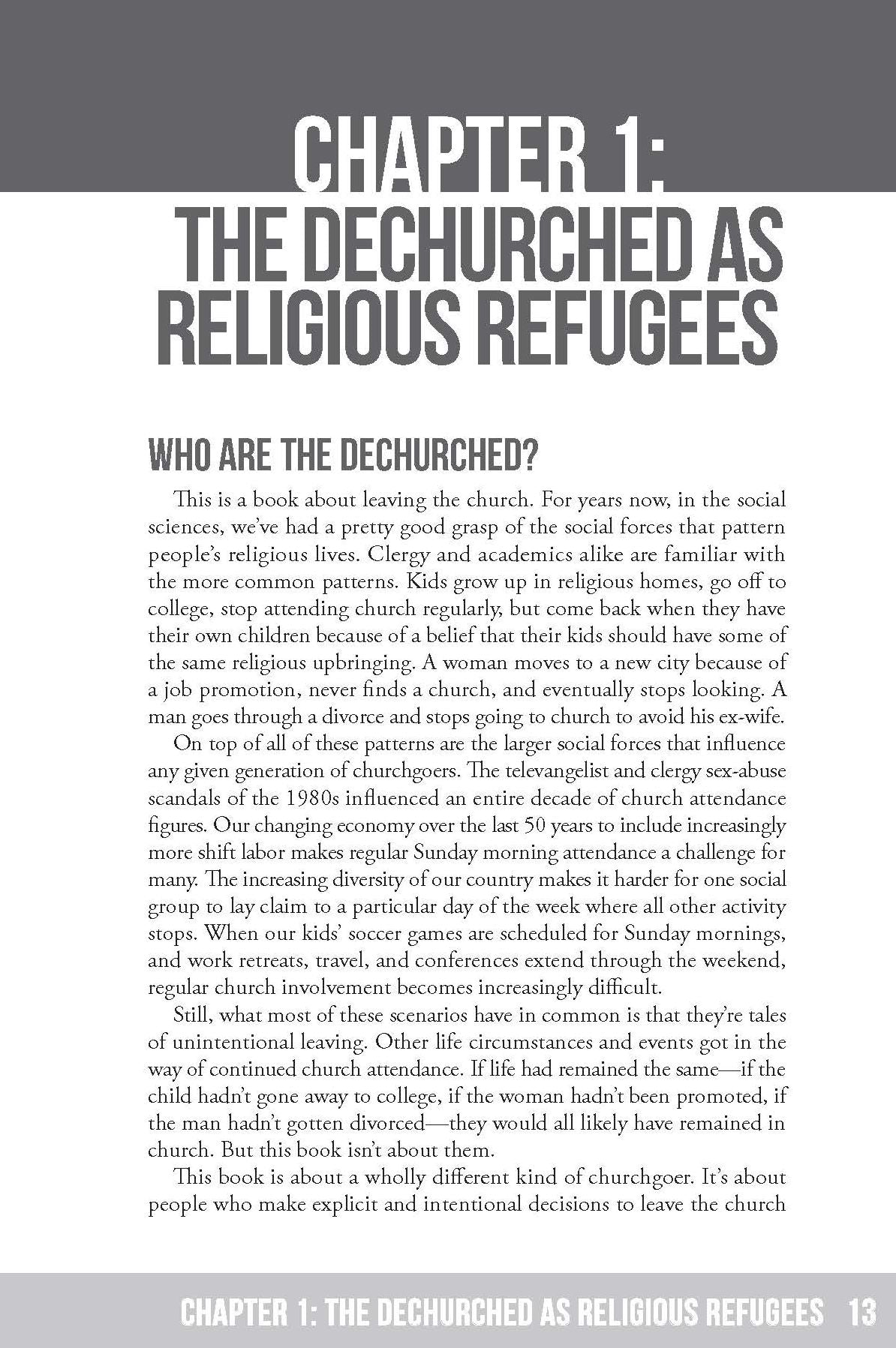 Church Refugees: Sociologists reveal why people are DONE with church but not their faith