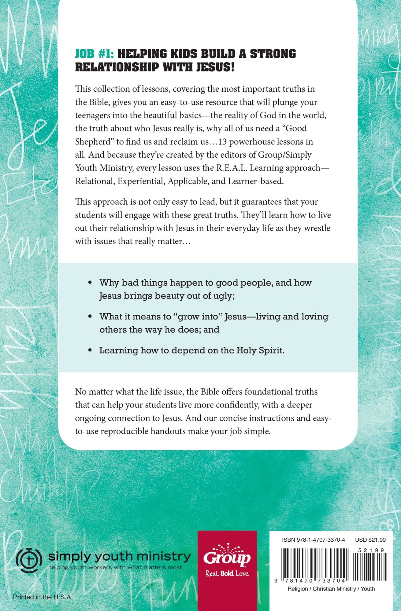 The 13 Most Important Bible Lessons For Teenagers: Complete Meetings for Youth Groups and Sunday School
