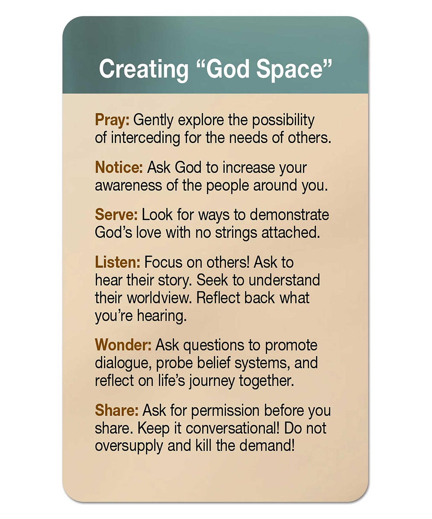 Activating God Space Kit: Equipping Your People to Be the Church in Everyday Life