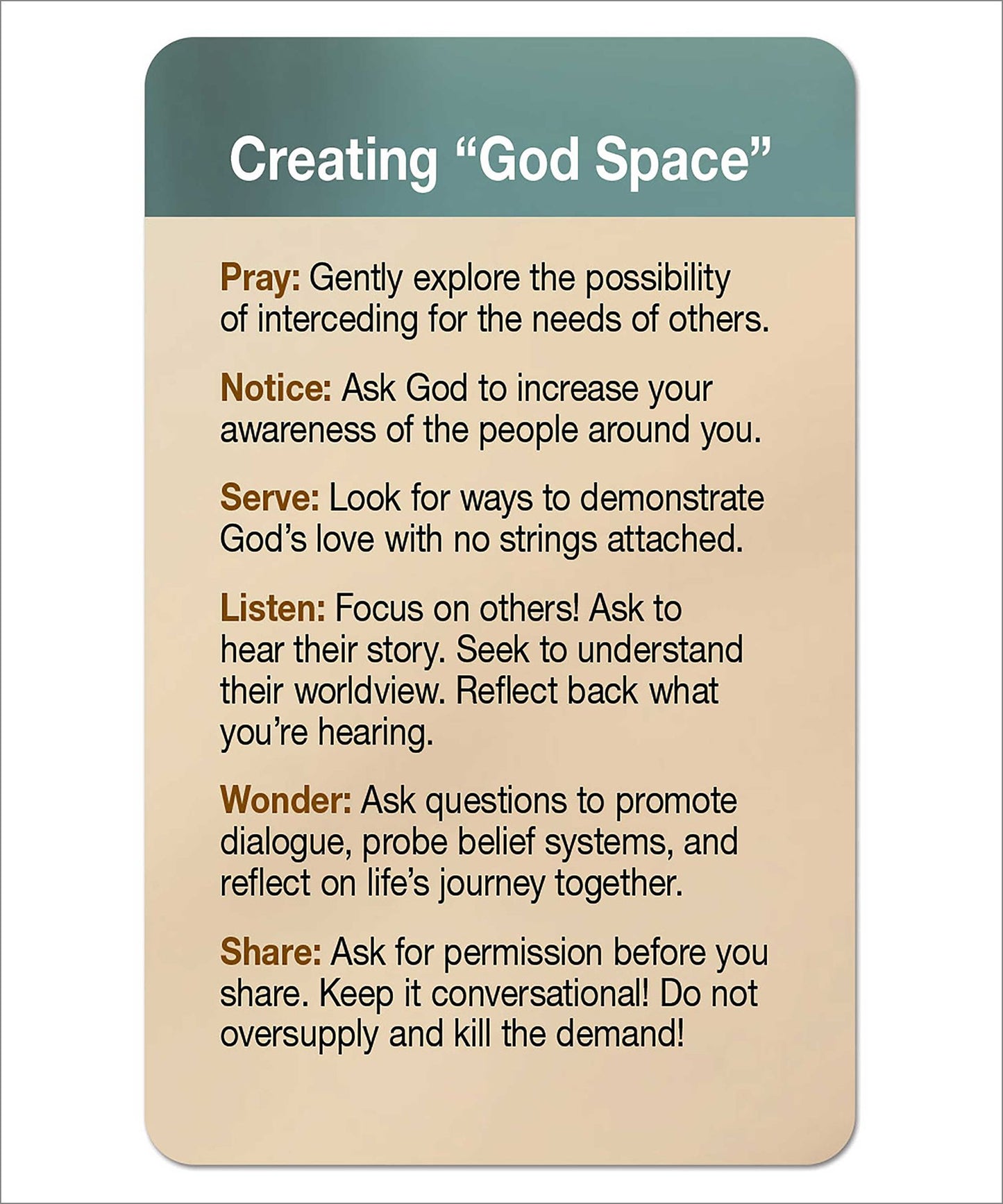 Activating God Space Kit: Equipping Your People to Be the Church in Everyday Life