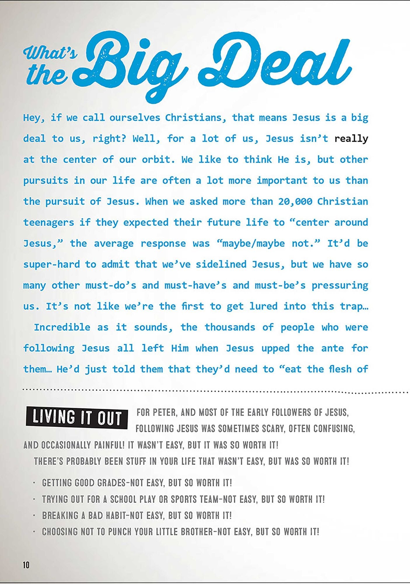 The Jesus-Centered Life: 40 Devotions for Teenagers
