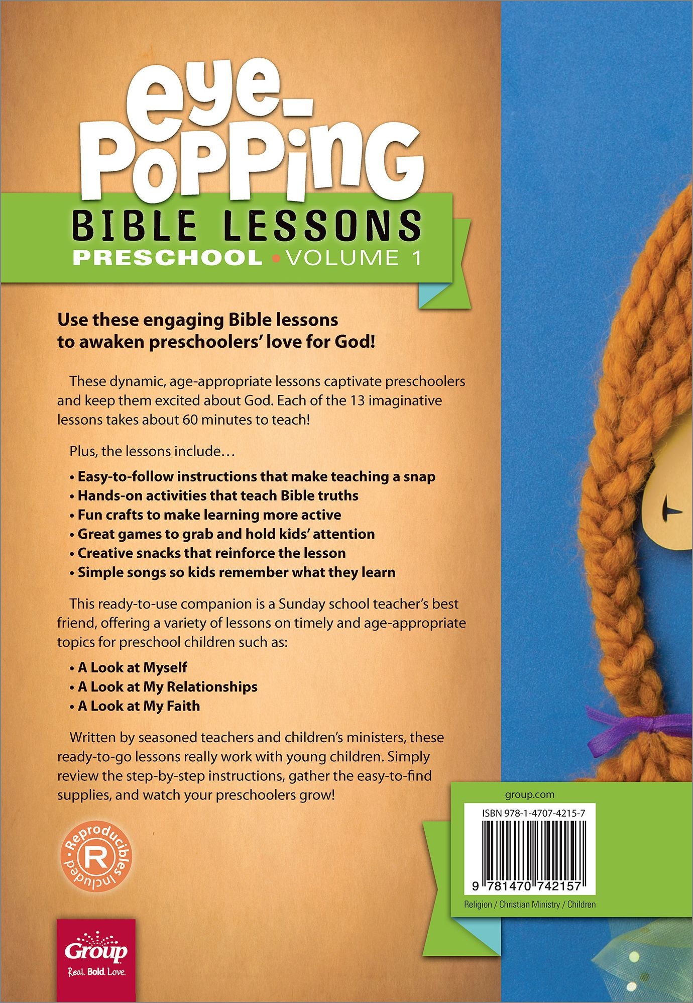 Eye-Popping Bible Lessons for Preschool: 13 Engaging Lessons that Awaken Kid's Love for God! Volume 1