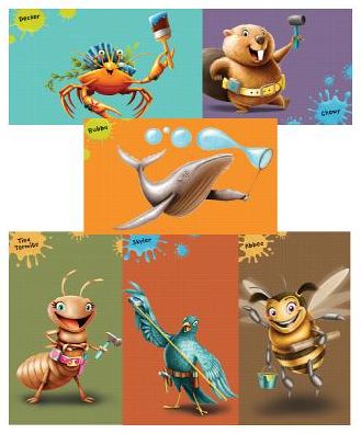 Giant Bible Memory Buddy Posters (Set of 6)