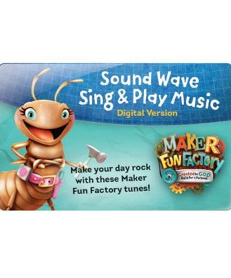 Sound Wave Sing & Play Music Download Card