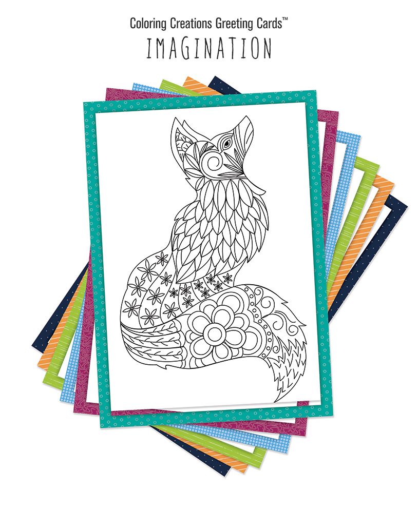 Coloring Creations Greeting Cards - Imagination: With Scripture