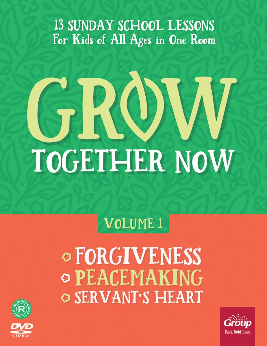 Grow Together Now, Volume 1: 13 Sunday school lessons for kids of all ages in one room