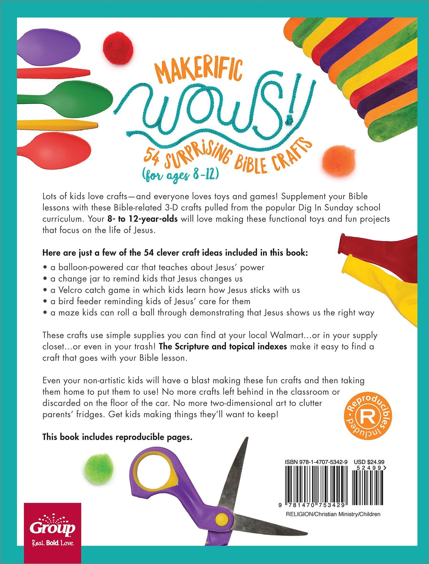 Makerific WOWS!: 54 Surprising Bible Crafts (for ages 8-12)