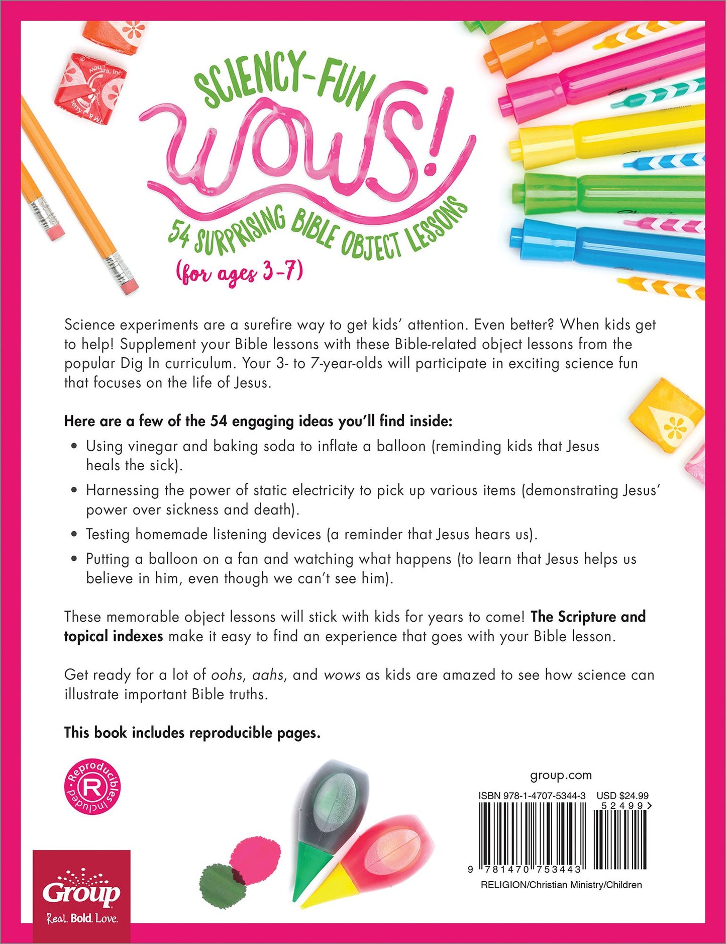 Sciency-Fun WOWS!: 54 Surprising Bible Object Lessons (for ages 3-7)