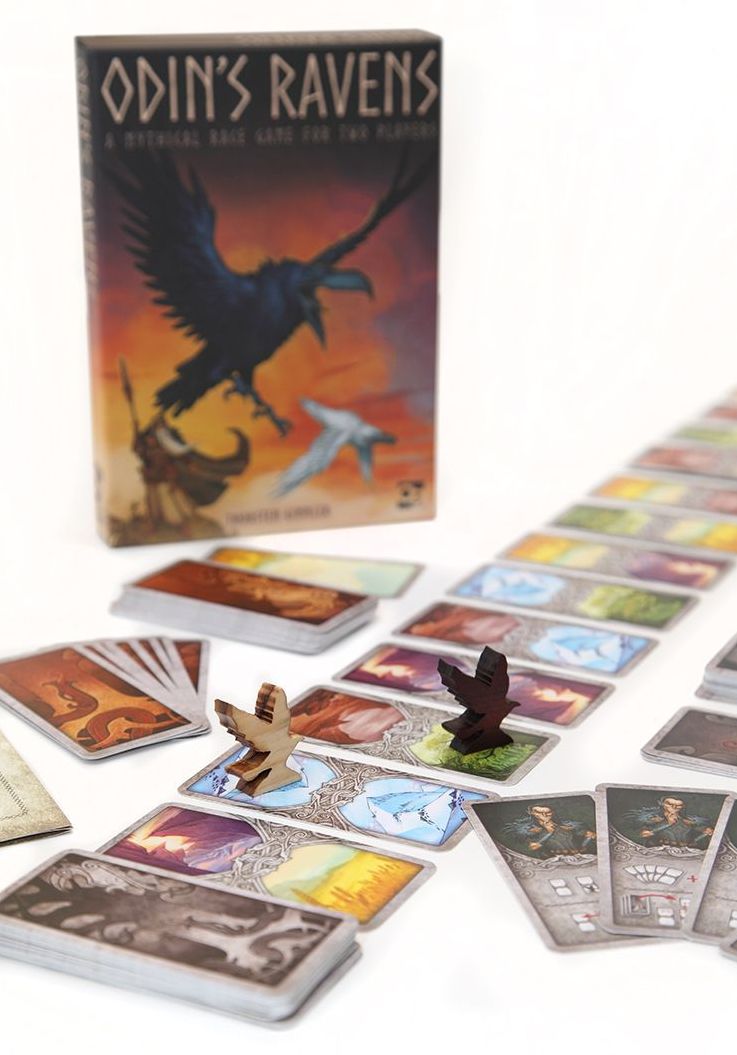 Odin's Ravens: A Mythical Race Game for 2 Players