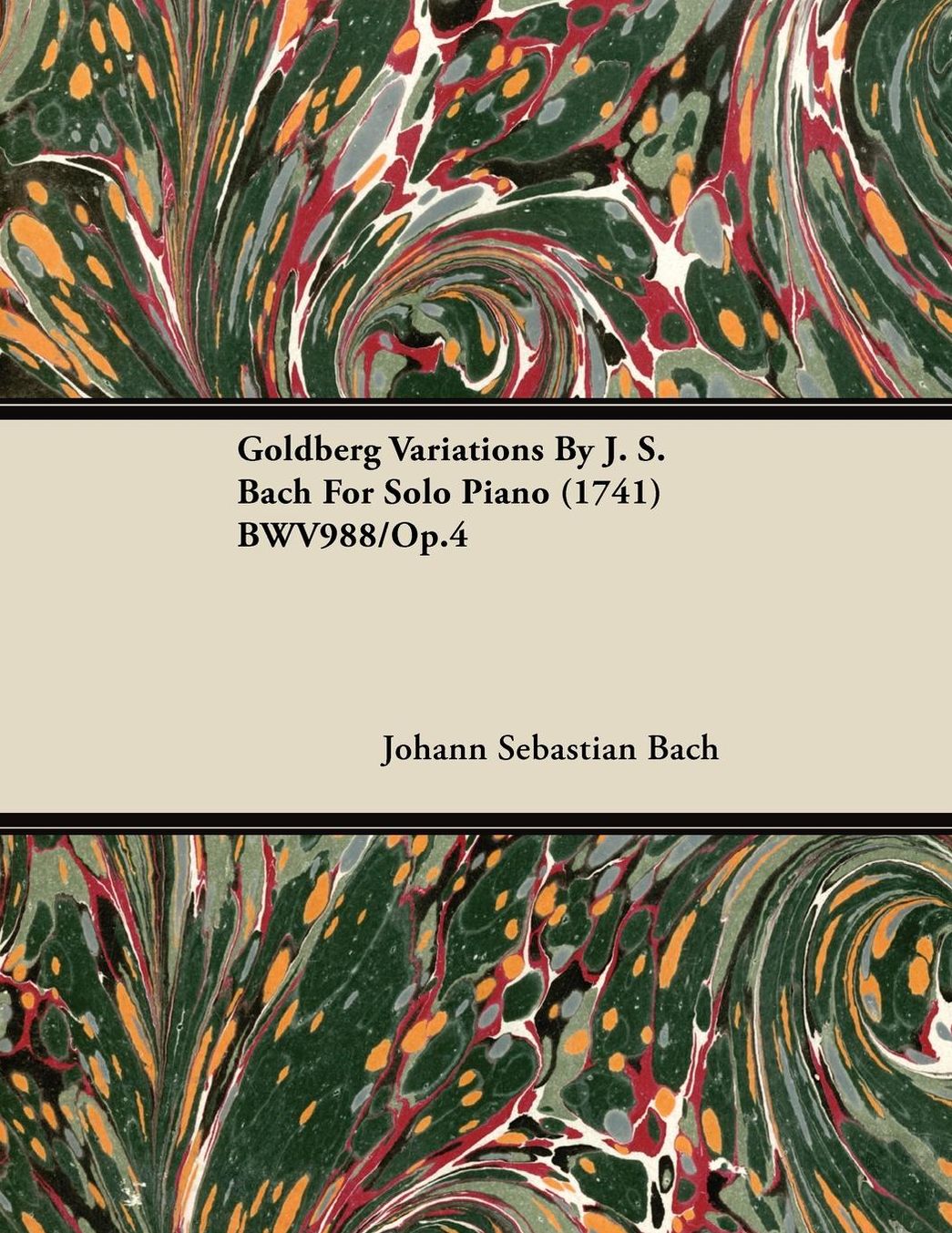 Goldberg Variations By J. S. Bach For Solo Piano (1741) BWV988/Op.4