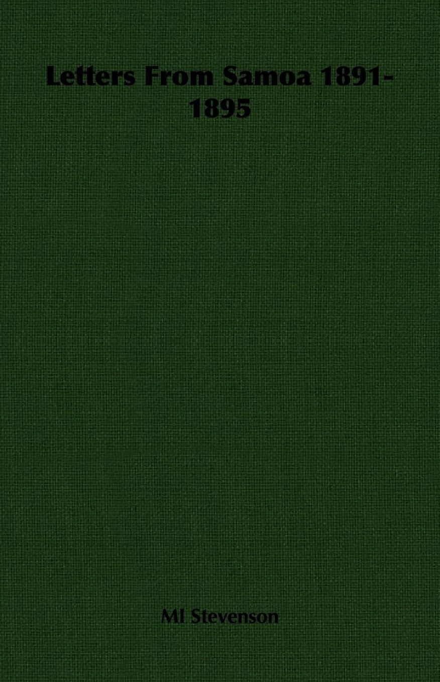Letters From Samoa 1891-1895