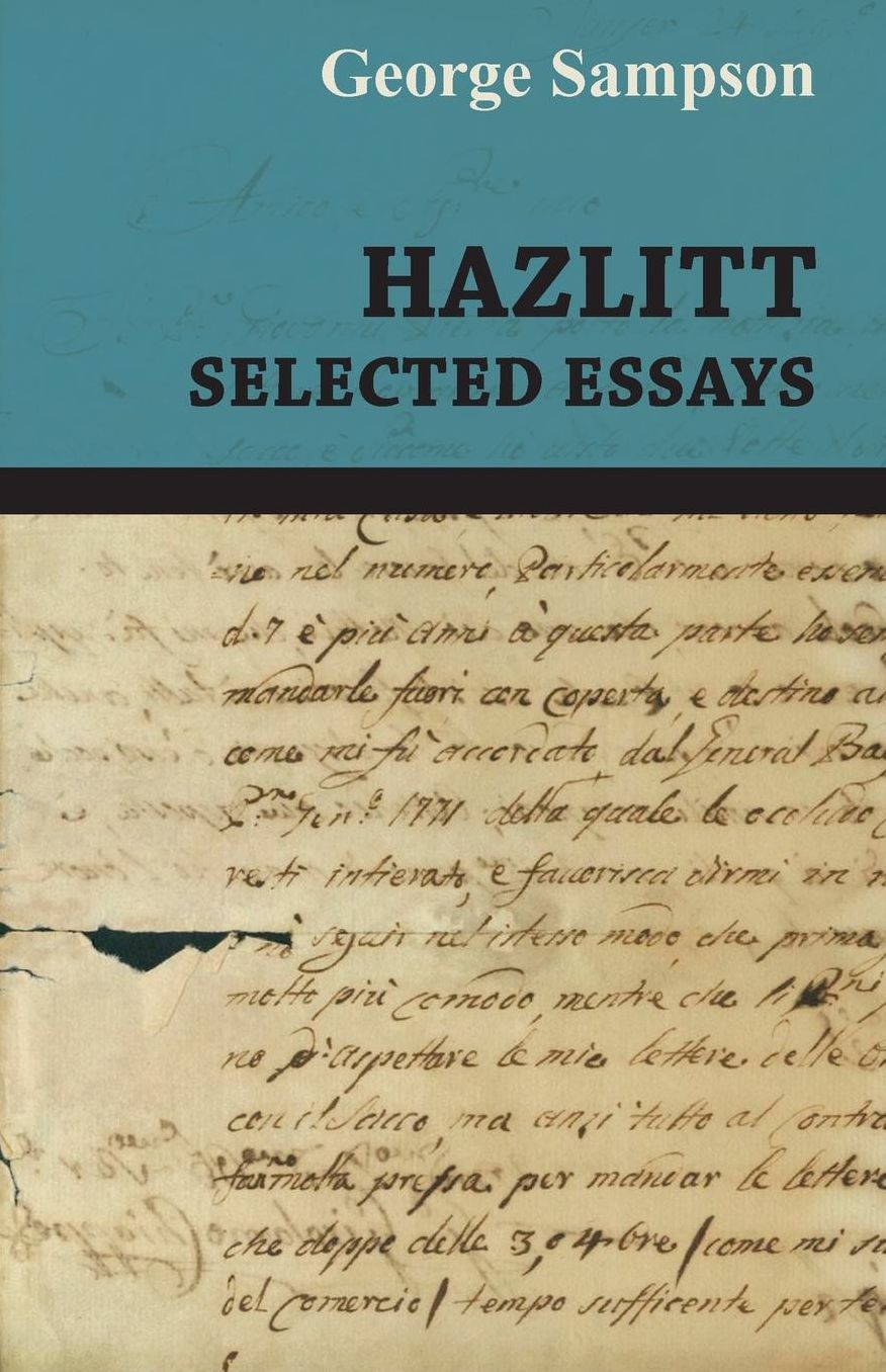 Hazlitt - Selected Essays