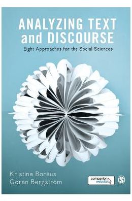 Analyzing Text and Discourse: Eight Approaches for the Social Sciences