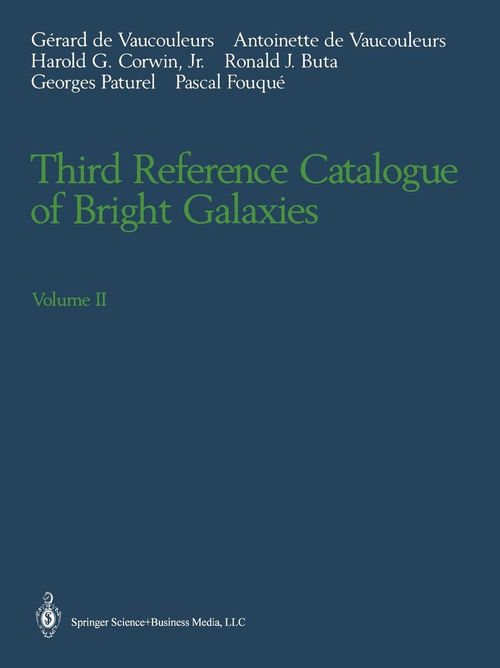 Third Reference Catalogue of Bright Galaxies: Volume II