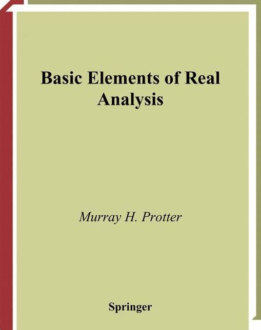Basic Elements of Real Analysis