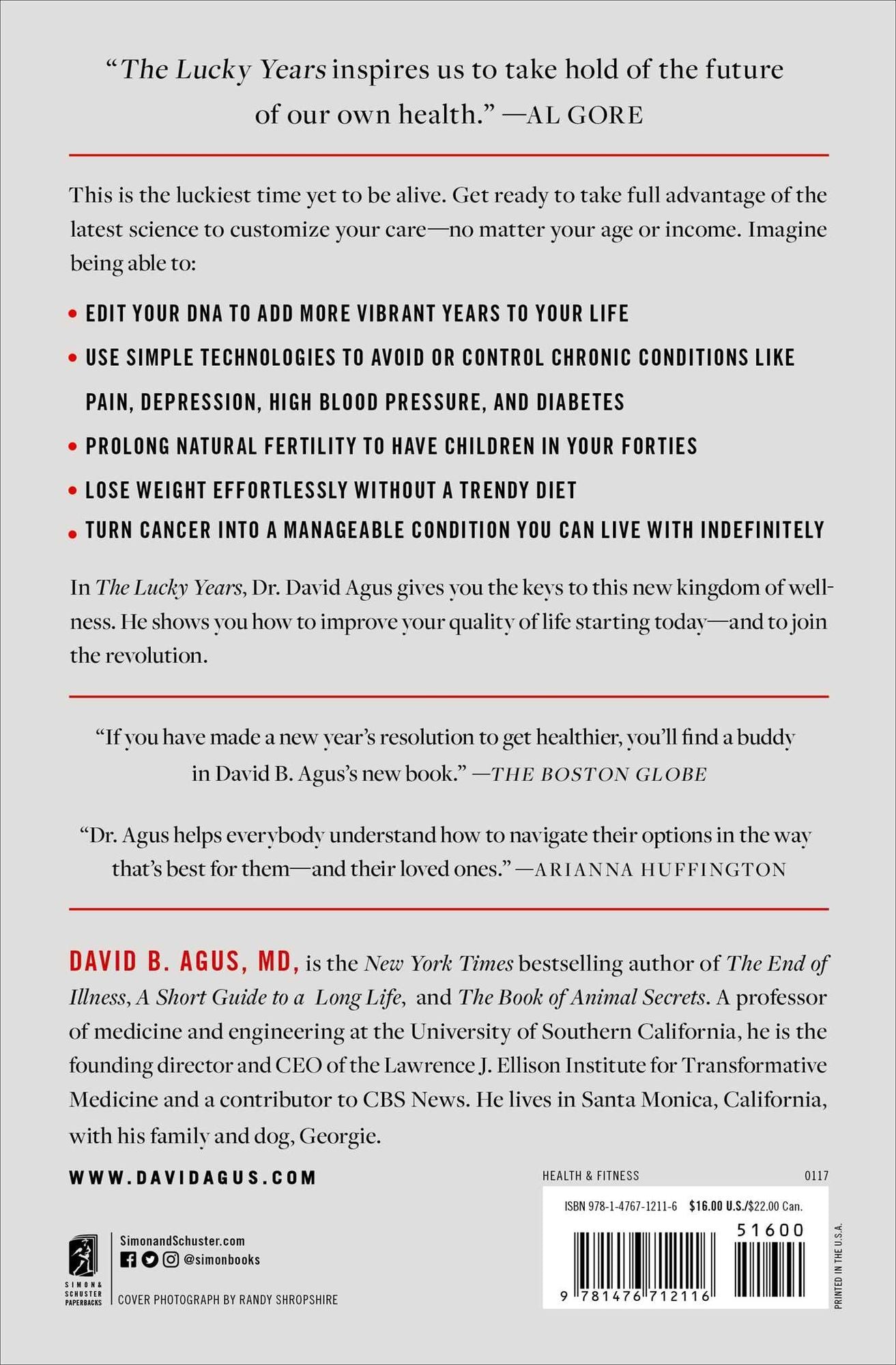 The Lucky Years: How to Thrive in the Brave New World of Health