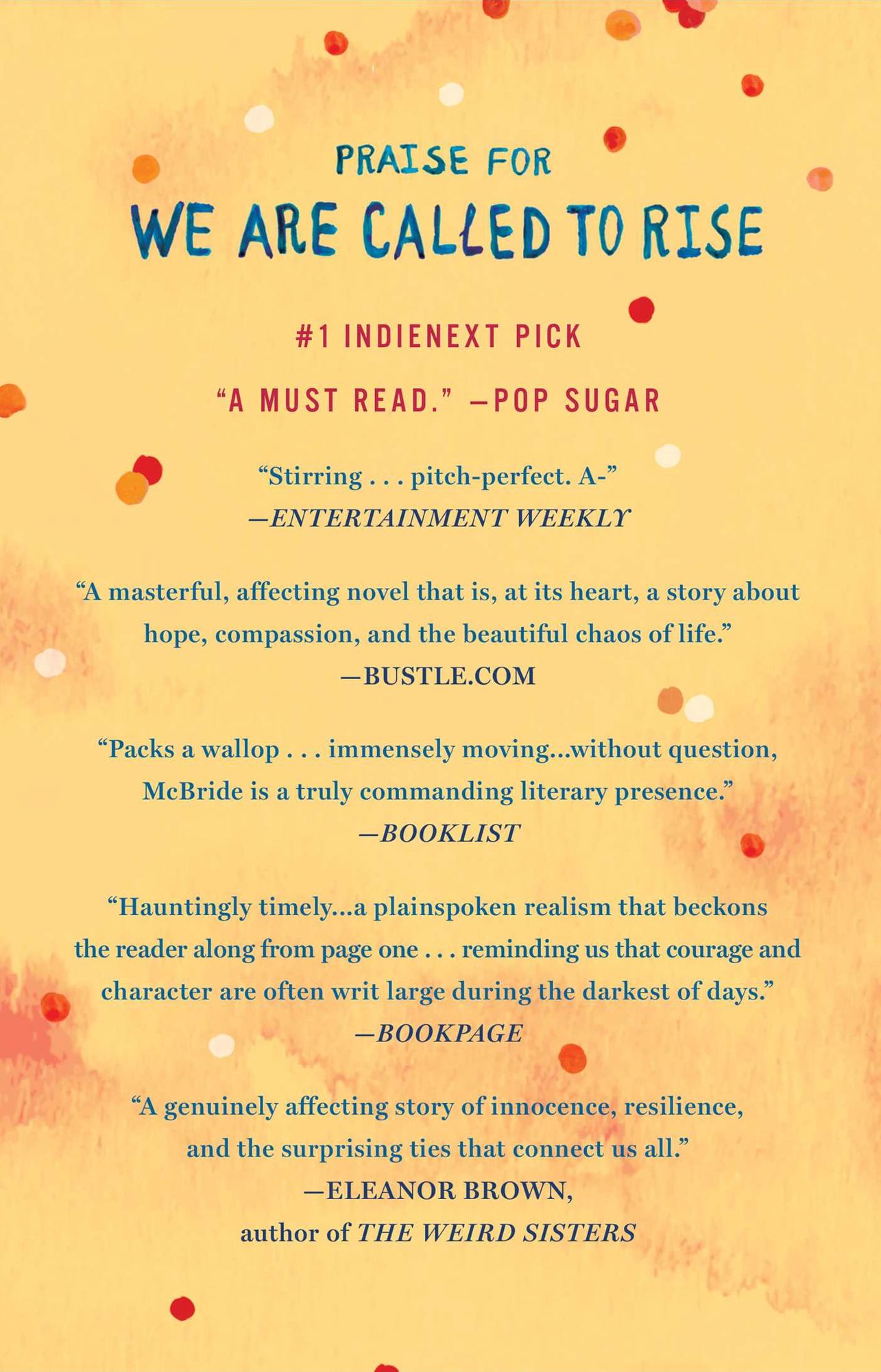 We Are Called to Rise: A Novel