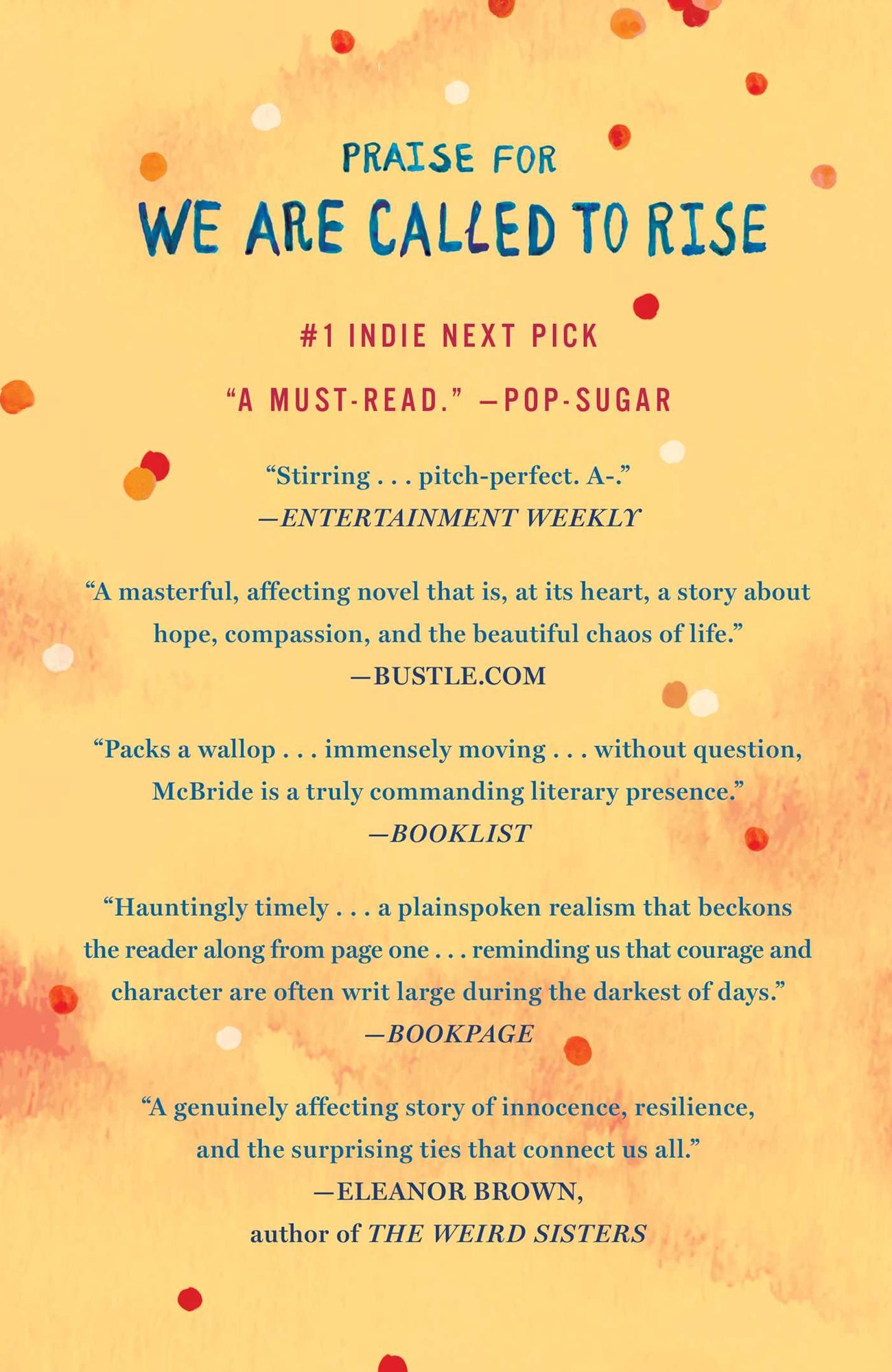 We Are Called to Rise: A Novel