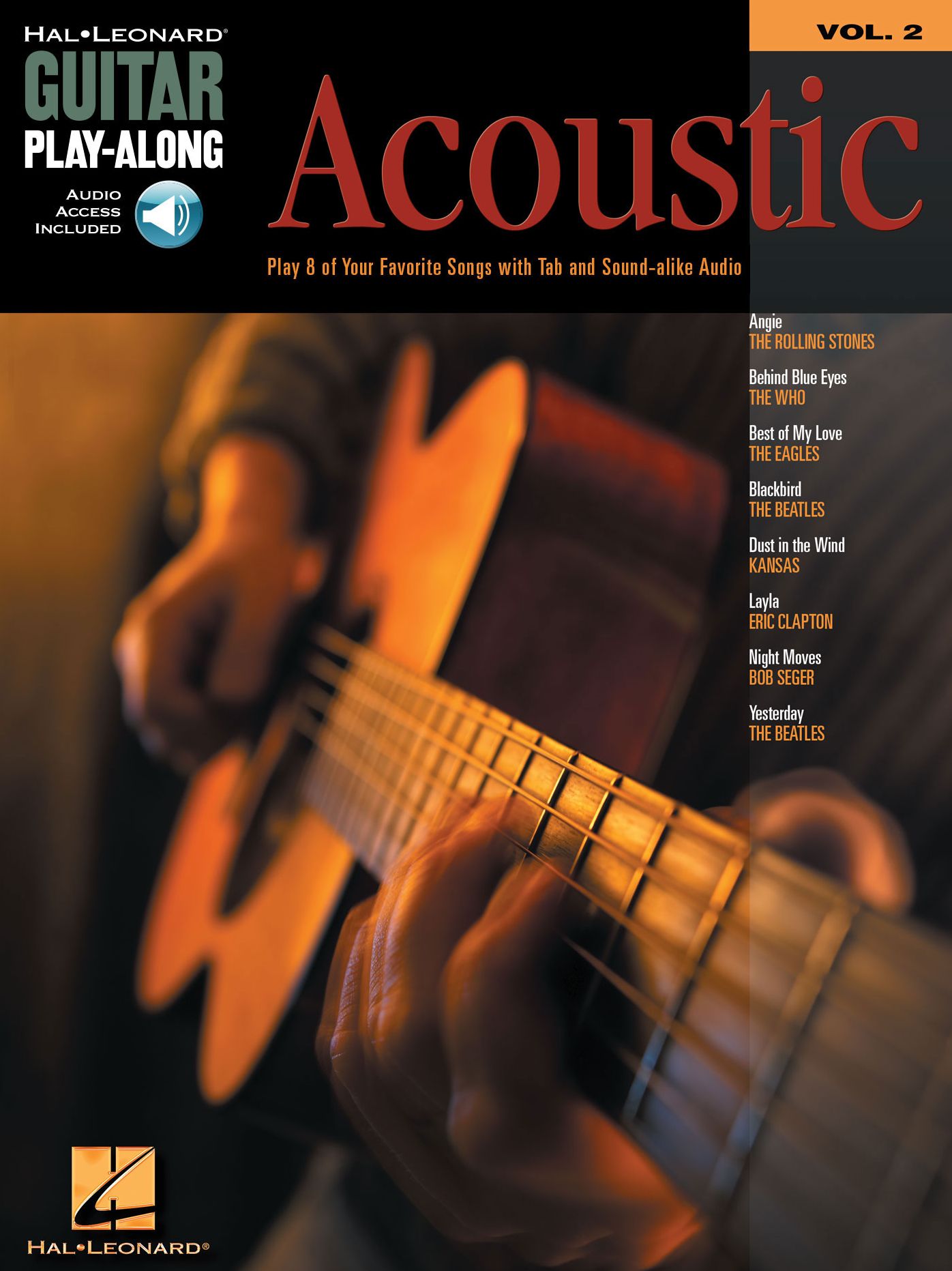 Acoustic Guitar Songbook: Guitar Play-Along Volume 2