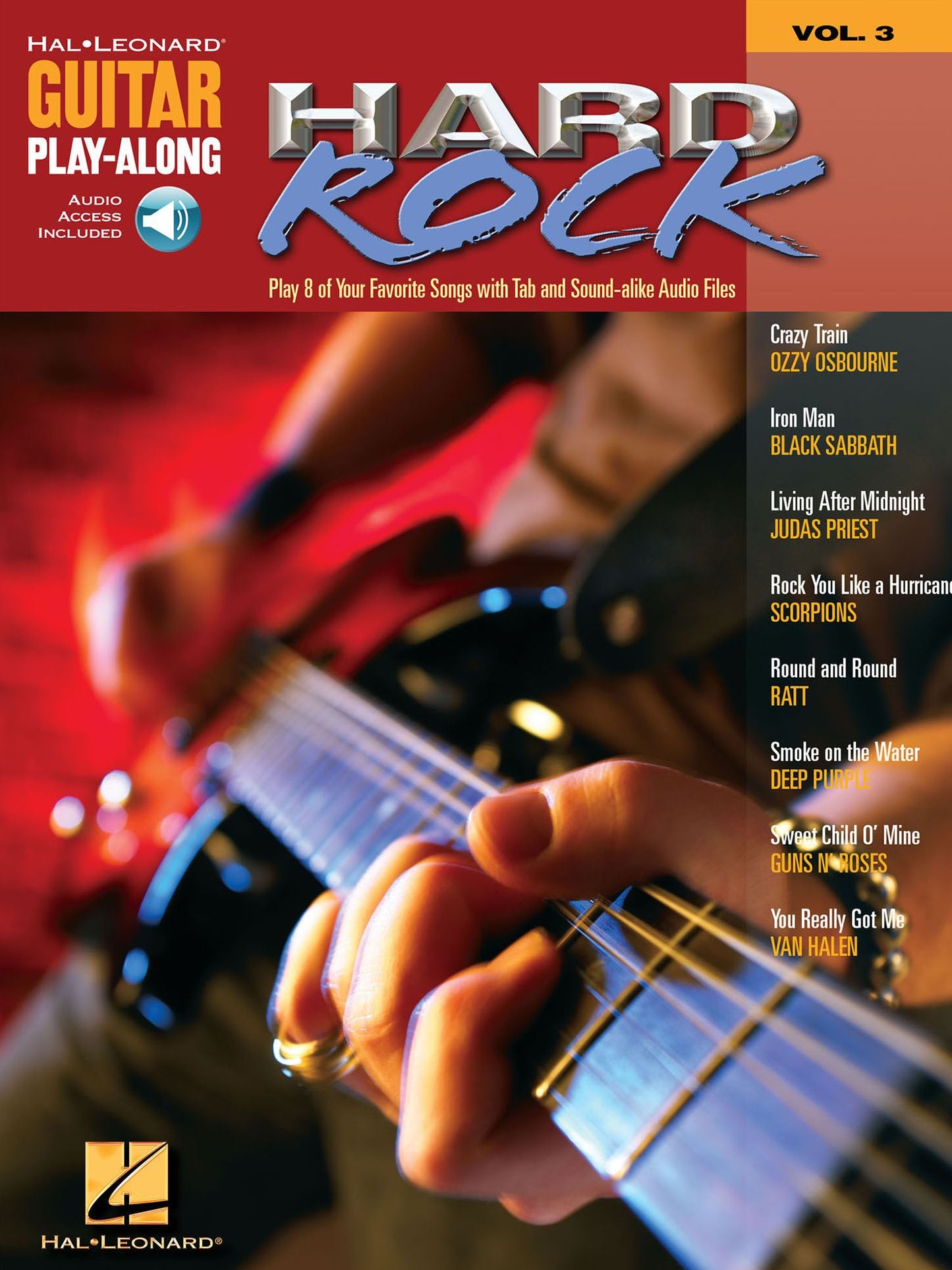 Hard Rock: Guitar Play-Along Volume 3