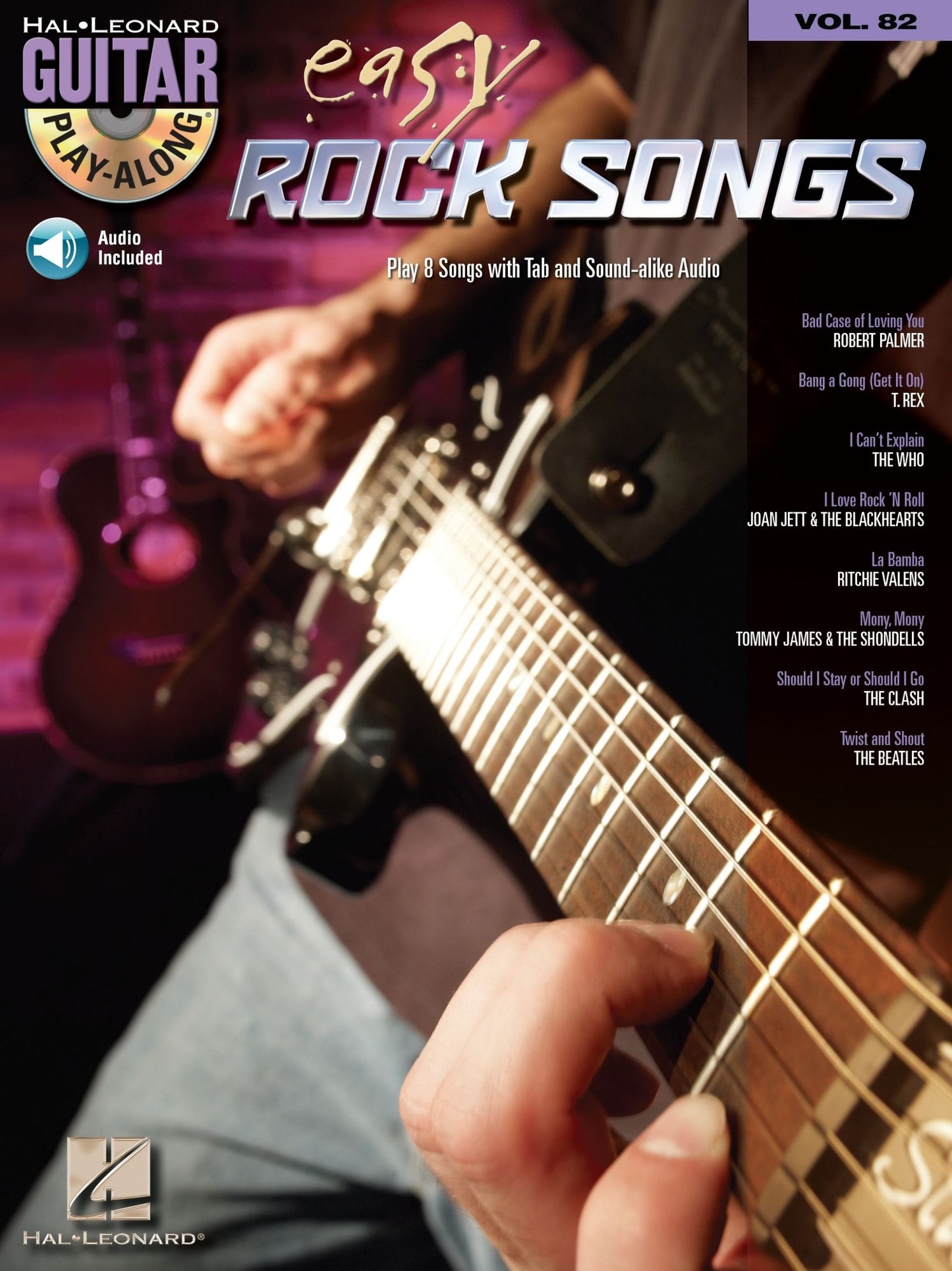 Easy Rock Songs: Guitar Play-Along Volume 82