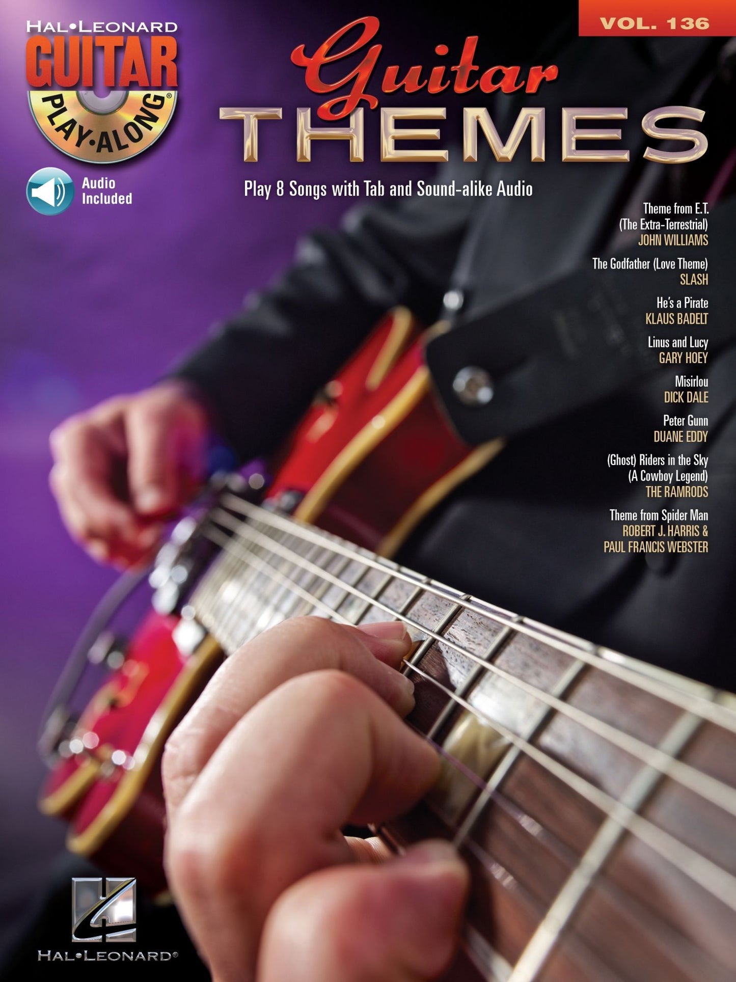 Guitar Themes: Guitar Play-Along Volume 136