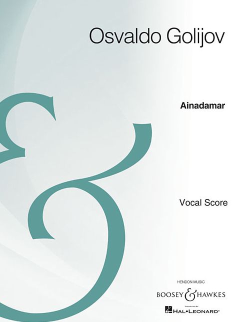 Ainadamar: Opera Piano/Vocal Score Archive Edition