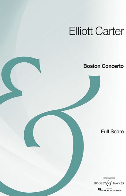 Boston Concerto: Full Score Archive Edition
