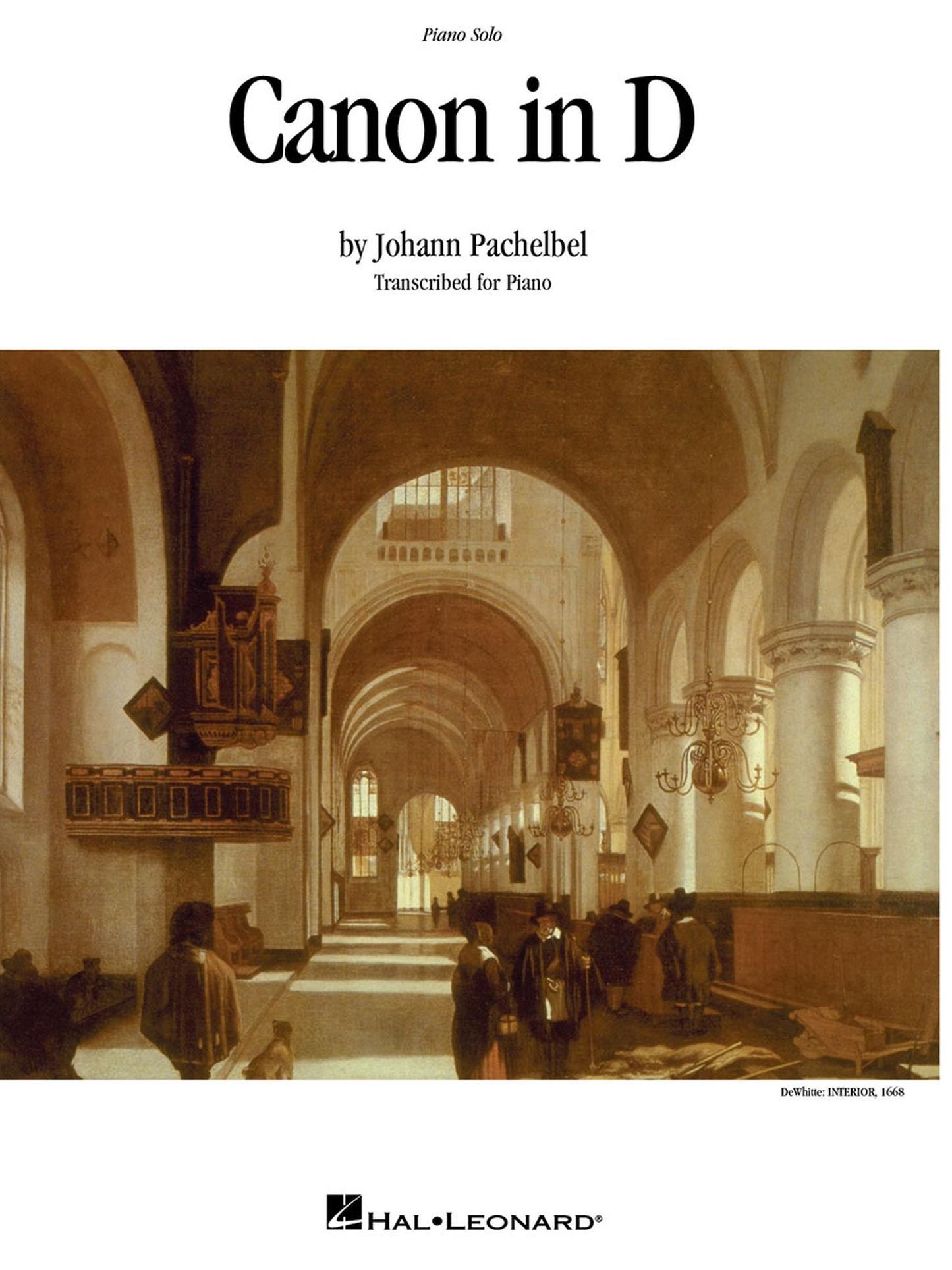 Canon in D - Piano or Organ Solo (Sheet Music): Piano or Organ Solo