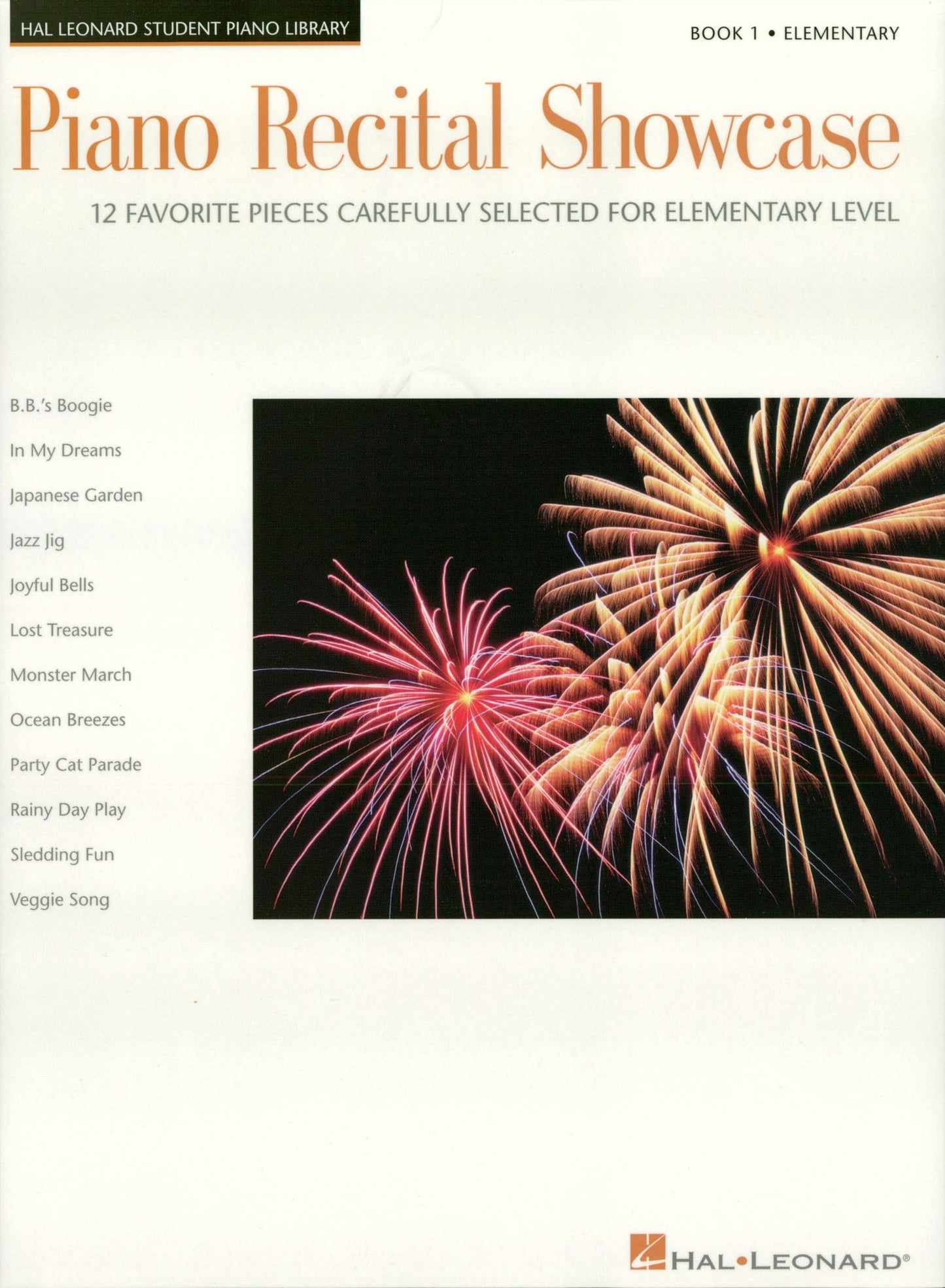 Piano Recital Showcase - Book 1 (Songbook): 12 Favorite Pieces Carefully Selected for Elementary Level