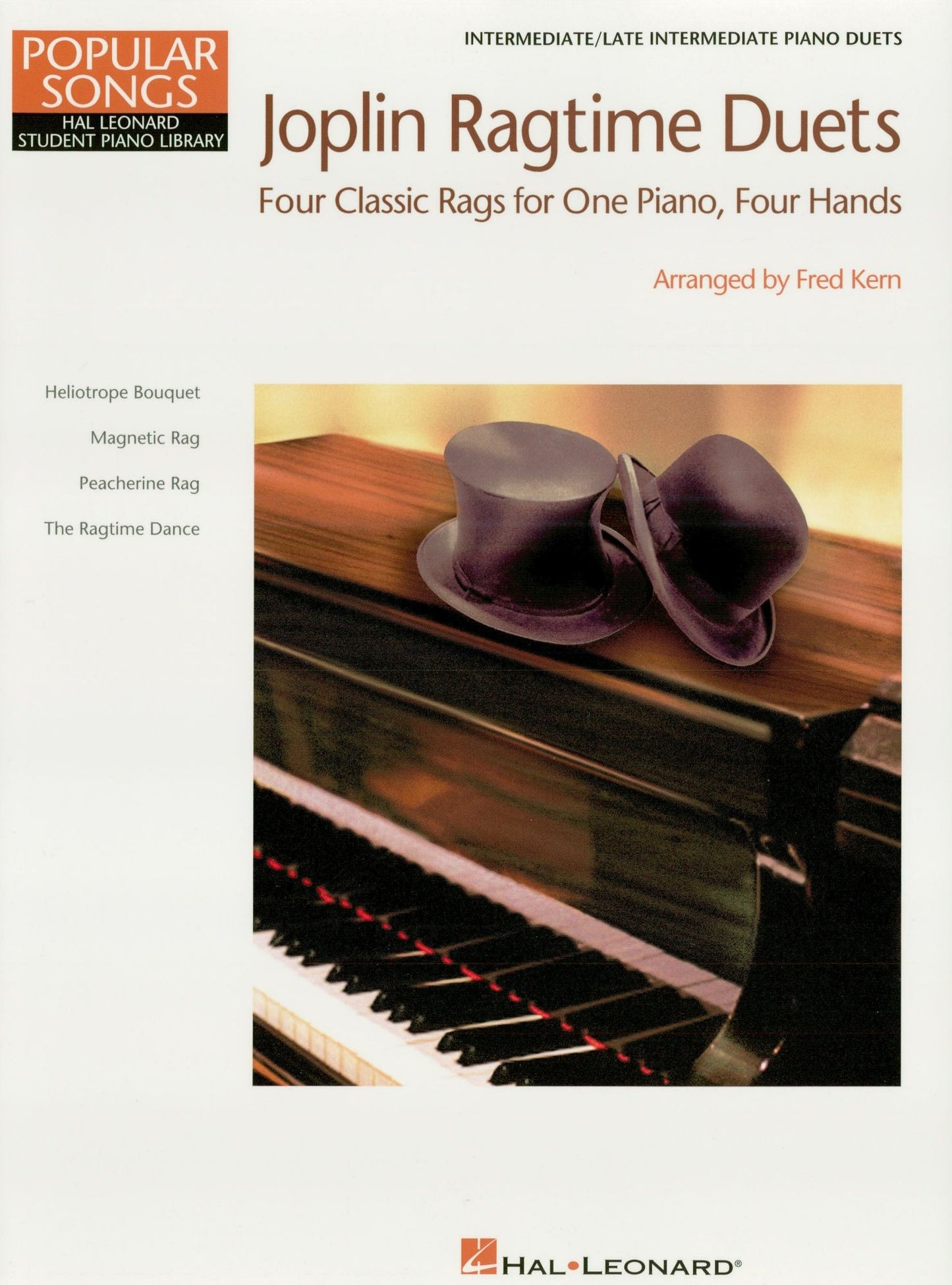 Joplin Ragtime Duets (Songbook): Hal Leonard Student Piano Library Popular Songs Series Intermediate - Level 5 1 Piano, 4 Hands