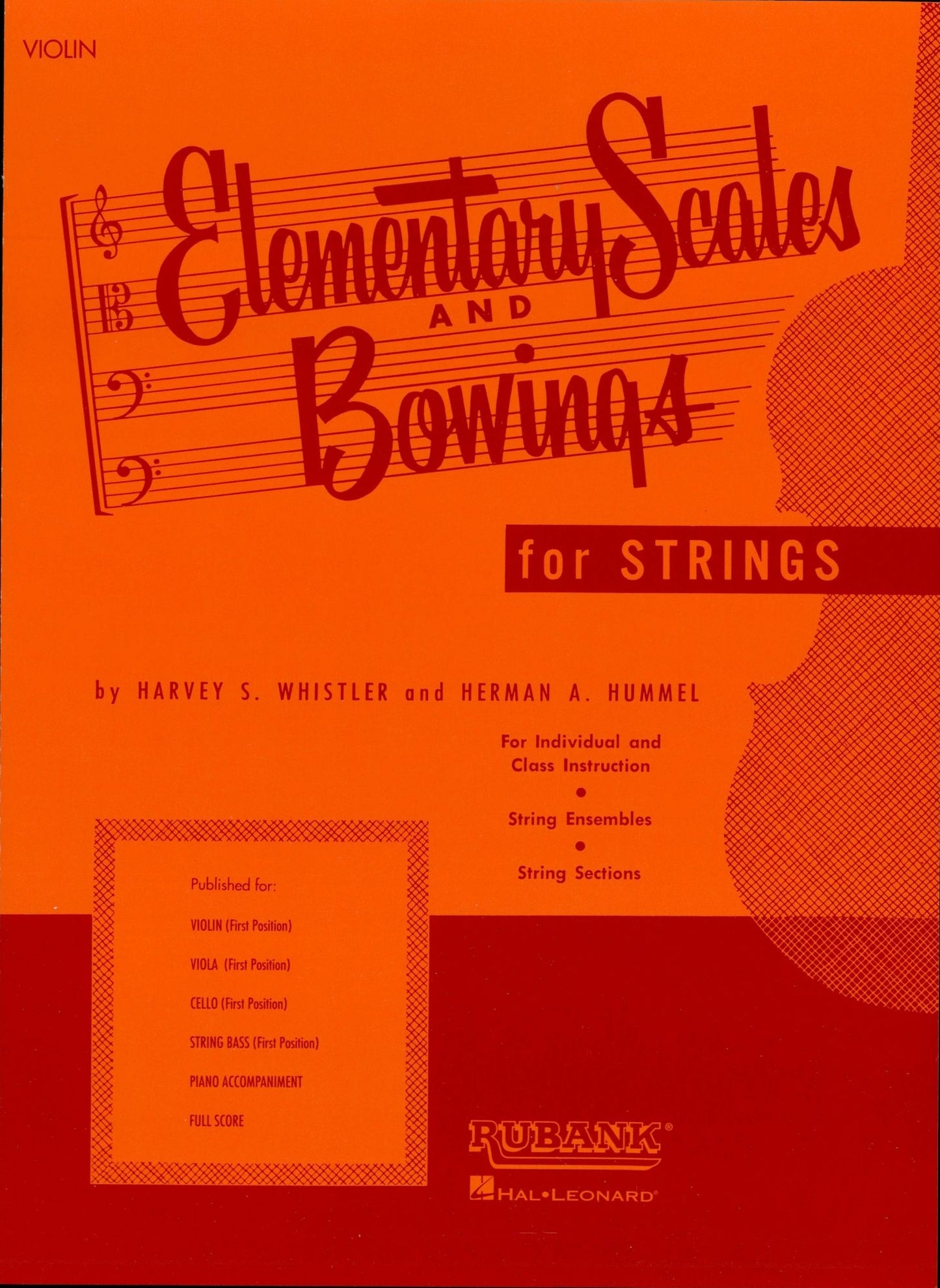 Elementary Scales and Bowings - Violin (Music Instruction): (First Position)