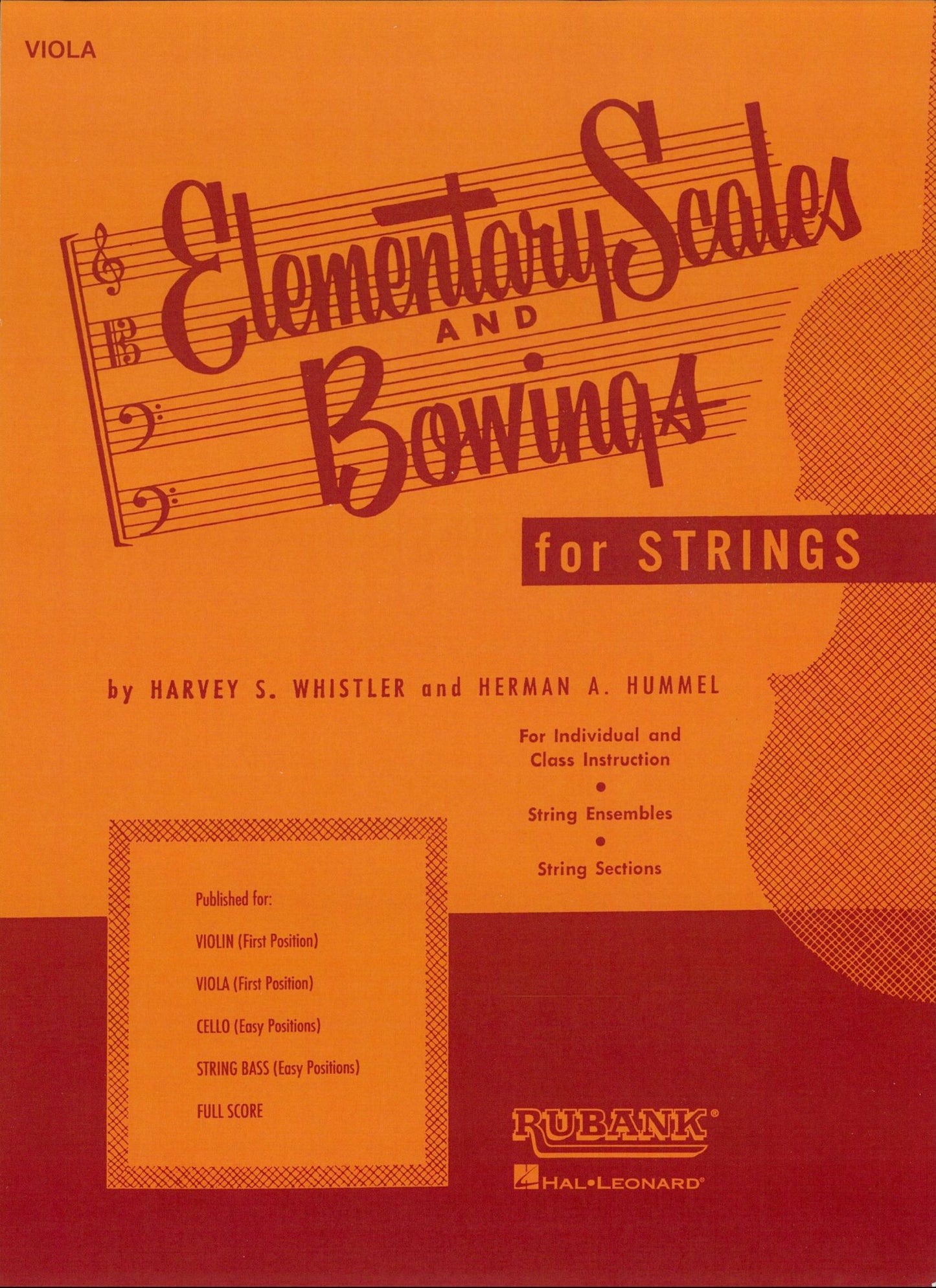 Elementary Scales and Bowings - Viola (Music Instruction): (First Position)