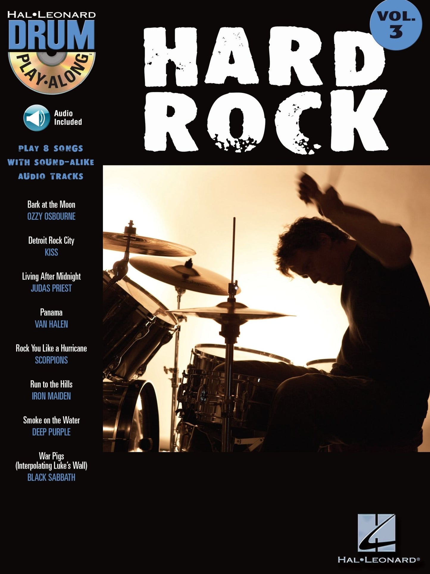 Hard Rock (Songbook): Drum Play-Along Volume 3