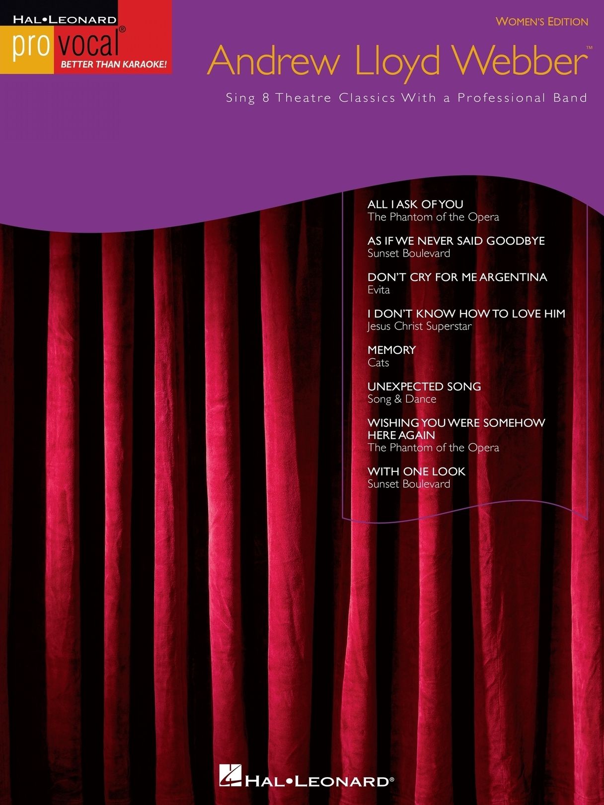 Andrew Lloyd Webber: Pro Vocal Women's Edition Volume 10