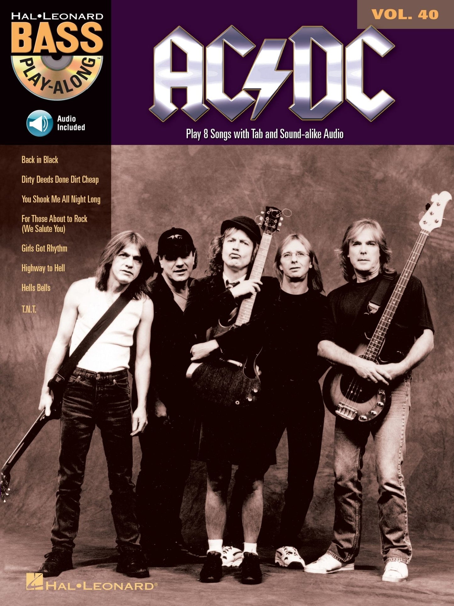 AC/DC (Songbook): Bass Play-Along Volume 40
