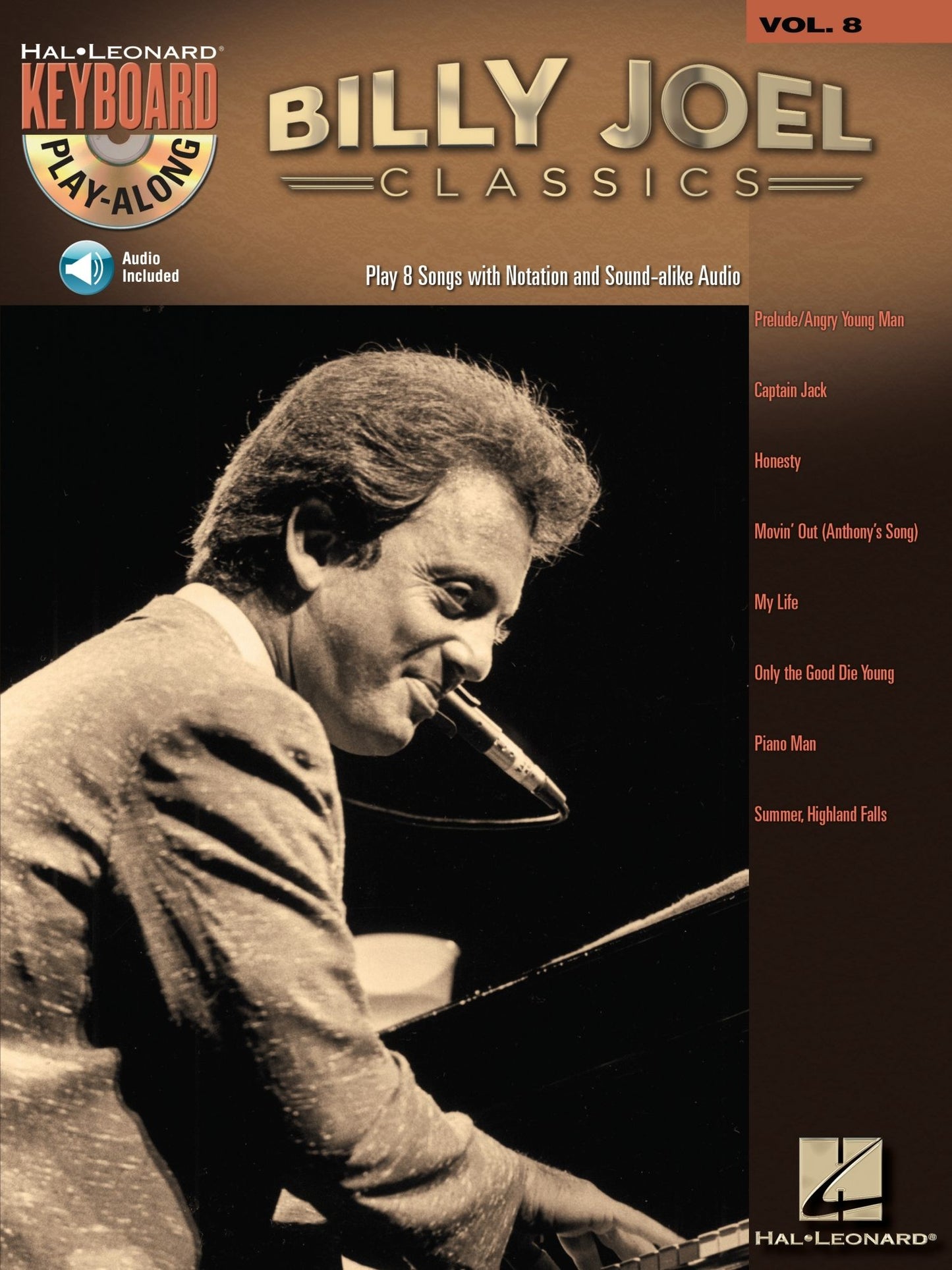 Billy Joel - Classics: Keyboard Play-Along Volume 8
