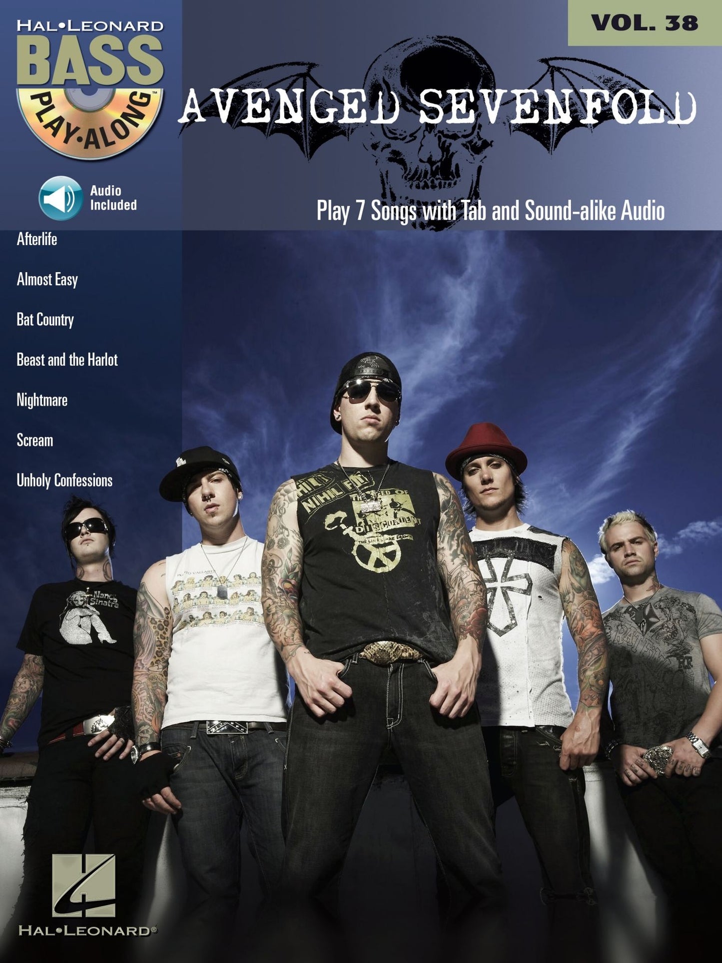 Avenged Sevenfold Songbook: Bass Play-Along Volume 38