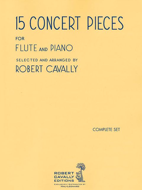 15 Concert Pieces: Flute and Piano (2-book set)