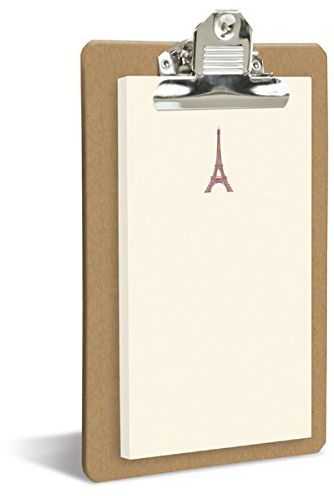 Eiffel Tower 6 x 9 Clipboard With Notepad