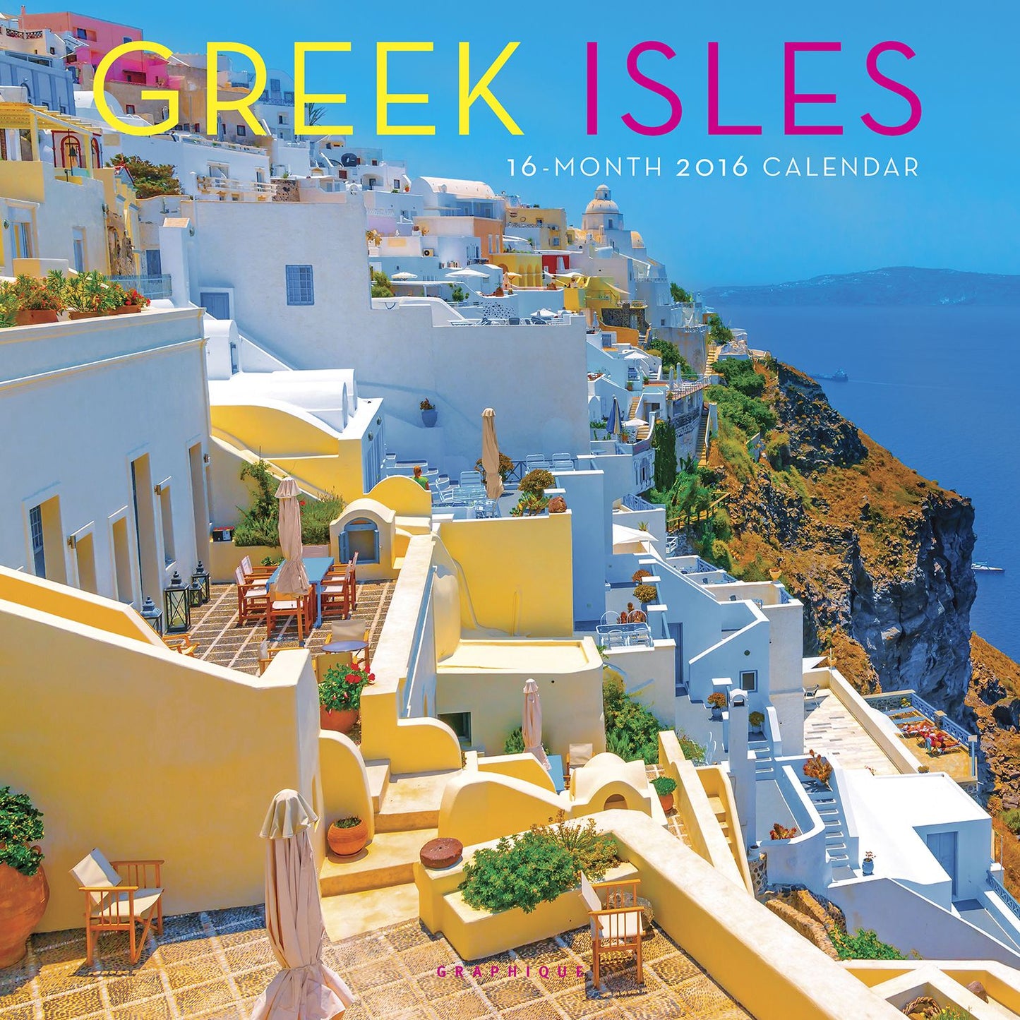 2016 Greek Isles Wall Calendar