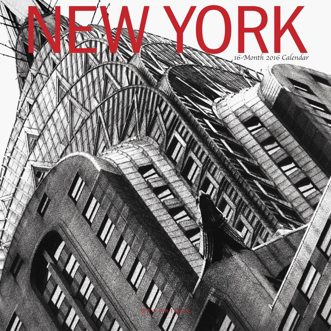 2016 New York Mini Wall Calendar