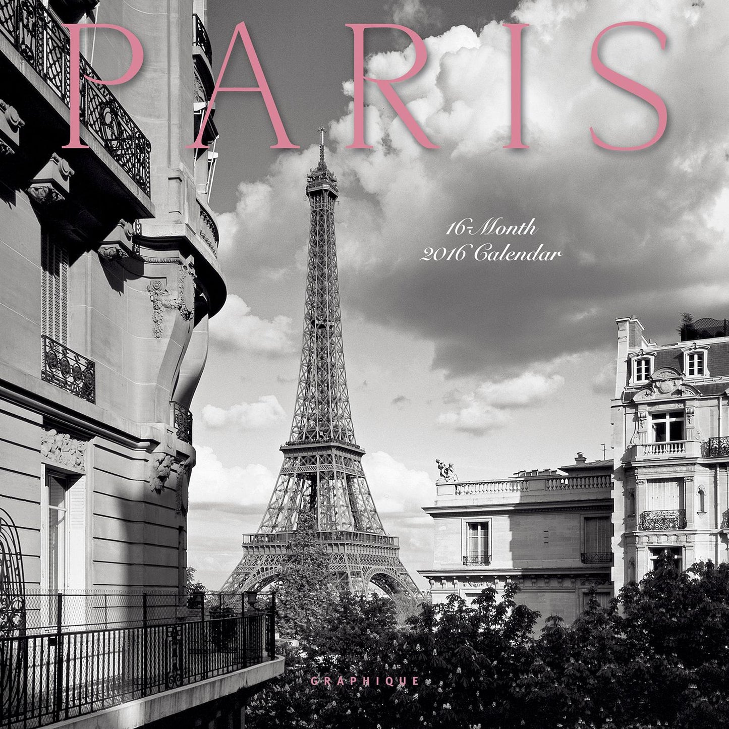 2016 Paris Mini Wall Calendar