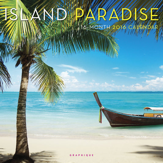 2016 Island Paradise Wall Calendar