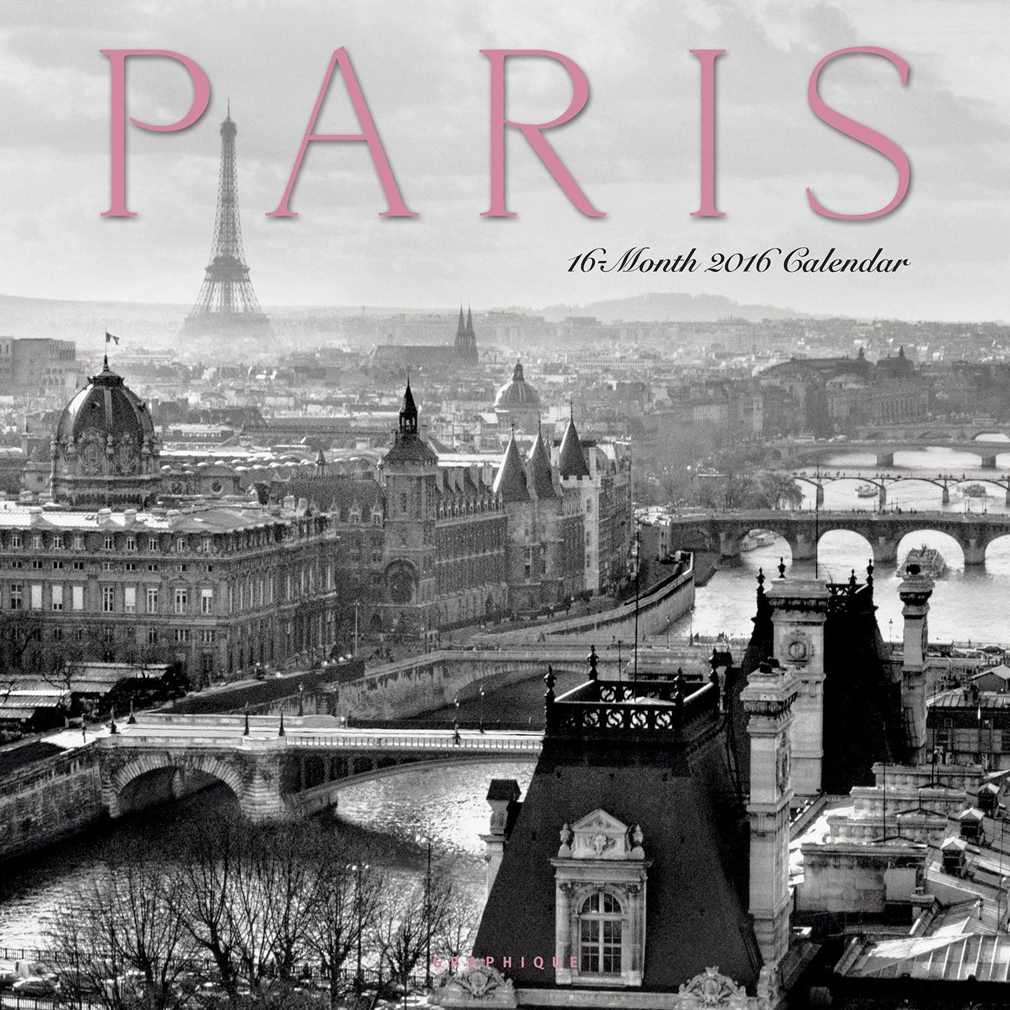 2016 Paris Wall Calendar