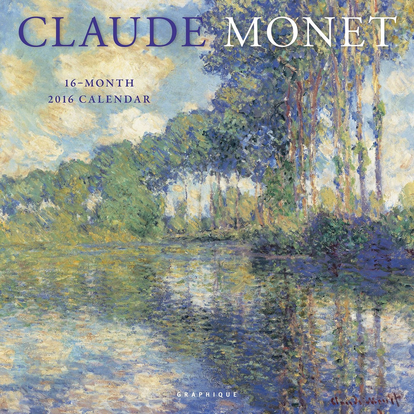 2016 Monet Wall Calendar